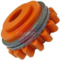 W001069 Kemppi Drive Feed Roll. 1.2mm U Groove For Aluminium. Orange