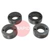 4000175  PATON V-Groove Feed Roller Set of 4 – Solid Wire: 0.8 - 1.0mm (4 Roll Drive)
