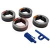 KP14150-V10-12  Lincoln Drive Roll Kit V-Groove 1.0-1.2mm - Red/Orange