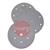 041122  SAITAC D-VEL 4V Hook & Loop No Hole Aluminium/Oxide Velcro Disc 150mm, Grit 1200 (Box of 50)