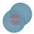 33080100  SAIT AEROMAX D-VEL 6S Hook & Loop Ceramic Velcro Disc 150mm Diameter, 400 Grit, FM