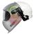 1006.550  Optrel E684 Auto Darkening Silver Welding Helmet, with Hard Hat - Shade 5 - 13