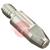 144.0382  Contact Tip , ABITIP PLUS 1.2mm, M6 x 28 mm Length.  CuCrZr Silver Plated
