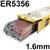 161016R150  ESAB OK Tigrod 5356 Aluminium TIG Wire, 1.6mm Diameter x 1000mm Cut Lengths - AWS A5.10 R5356, 2.5Kg Pack