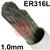 316105  316L Stainless Steel Tig Wire, 1.0mm Diameter x 1000mm Cut Lengths - AWS A5.9 ER316L. 5.0kg Pack