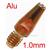 42,0001,4750,10  Fronius - Contact tip 1.0mm / M8 x 1.5 / 10mm x 32mm / Aluminium (Pack Of 10)