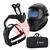 4600.190                                            Optrel Sphere X CLT Auto Darkening Welding Helmet & Swiss Air PAPR Air Fed Halfmask System, Ready to Weld Package