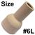 CK-8C6L  CK Ceramic Cup Size #6L (3/8