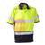 UKK1219T_TT05  Polo Shirt Two Tone Hi-Vis Polyester Mesh Short Sleeve