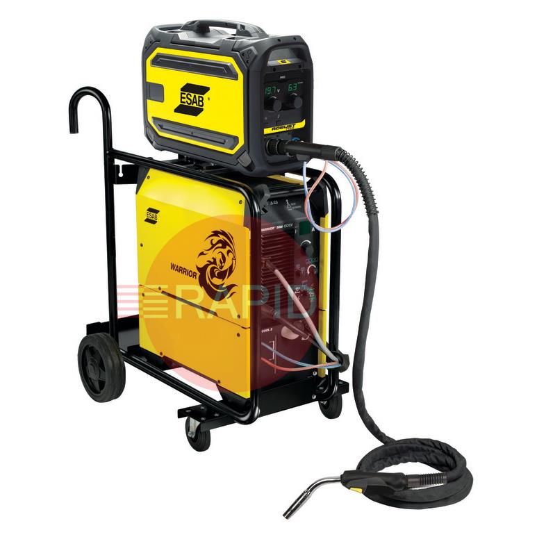 0465350884WC5WF  ESAB Warrior 400i Multi-Process Water Cooled Welder Package, with Warrior Feed & 5m Intercon. Cable  - 380/415V