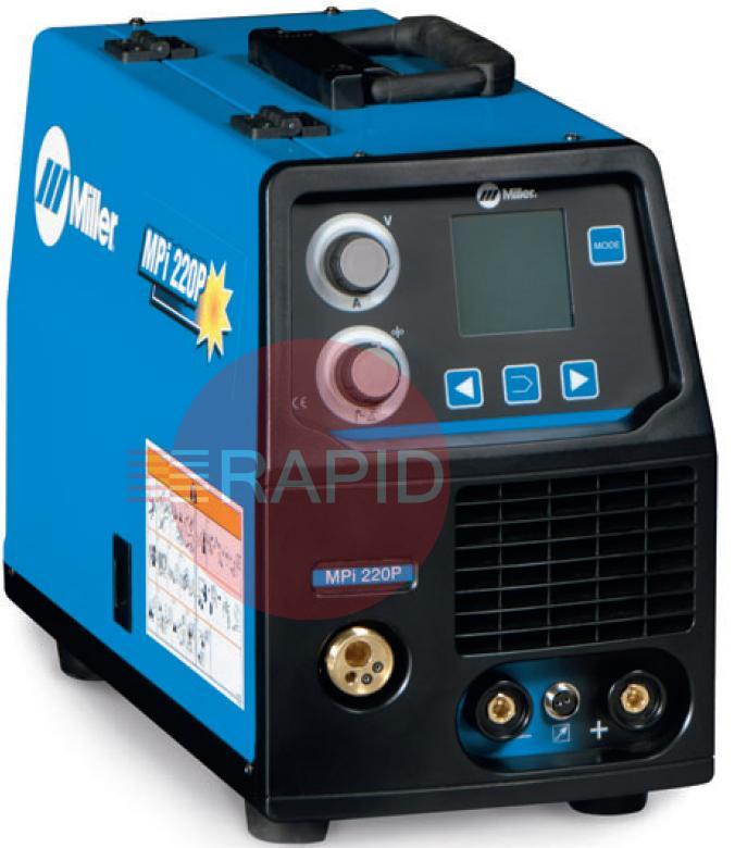 059016014  Miller MPi 220P Multiprocess Pulse MIG, TIG, Arc Welder 230v