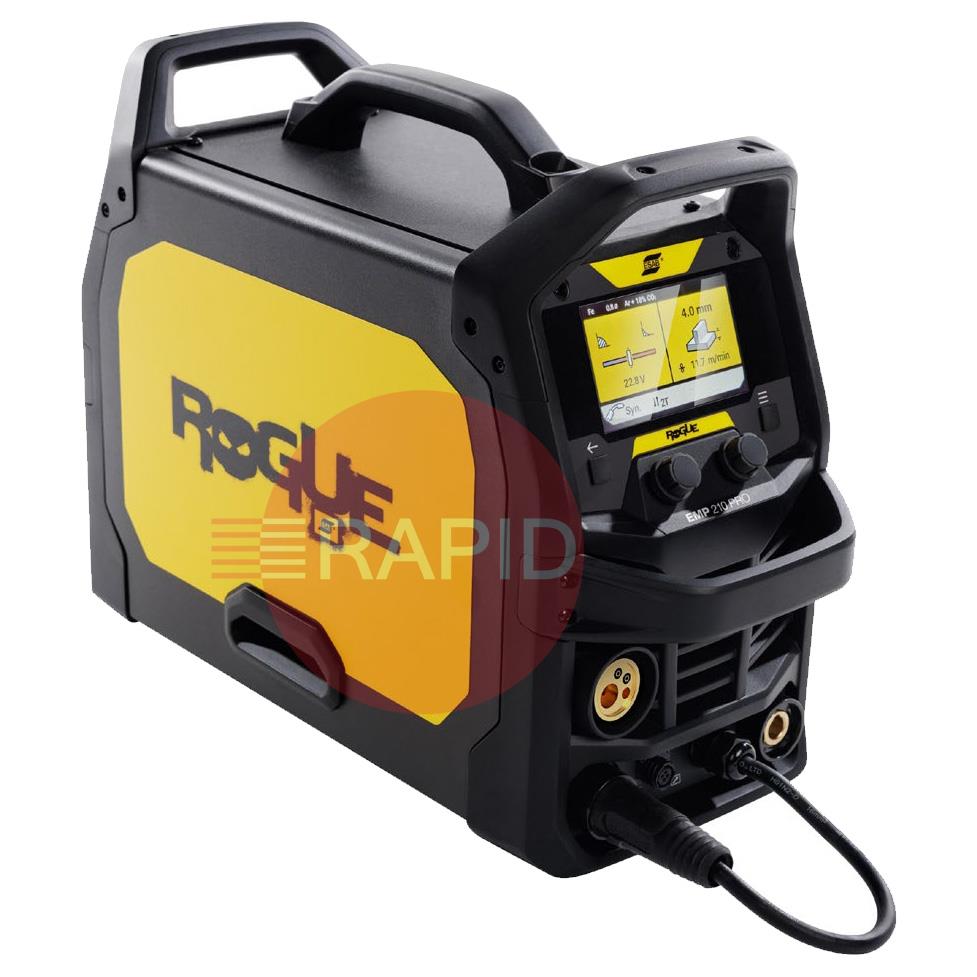 0700301092  ESAB Rogue EMP 210 PRO MIG/MAG Multi Process Inverter Welding Package - 110v / 230v, 1ph