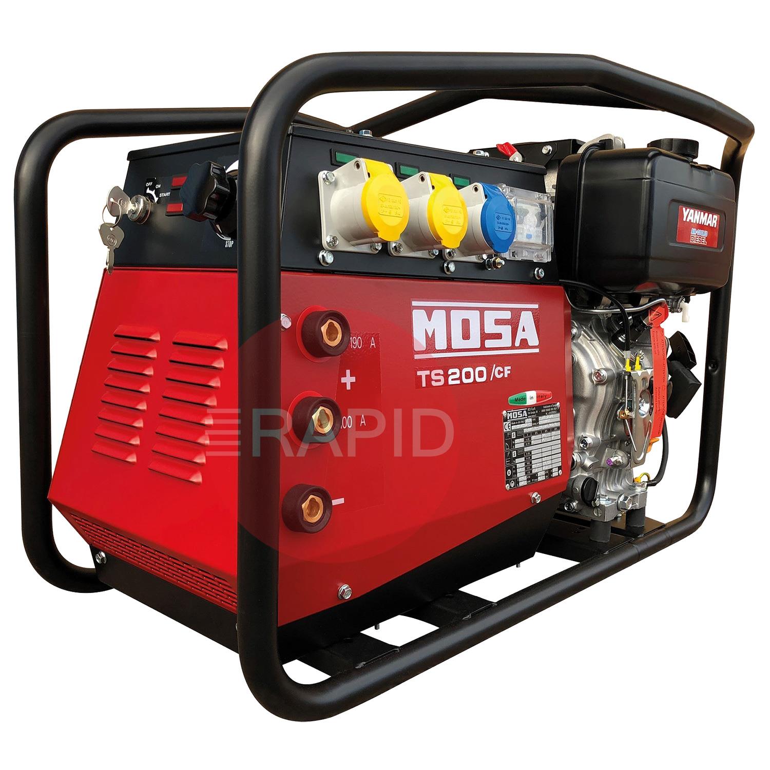 35.27273Y  MOSA TS 200 DES/CF Diesel Welder Generator - 190A, 110V / 230V