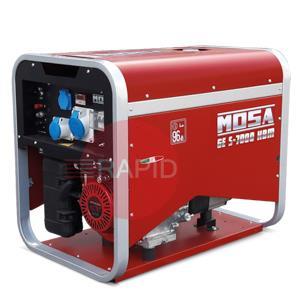 35.CK6L9010  MOSA GE S-7000 HBM Petrol Generator 230V/110V 6.7kVA (6.0kW) Silenced ELCB-GFI, Long Run