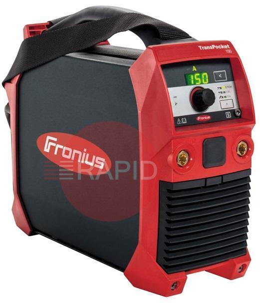 4,075,211  Fronius - TransPocket 150 Inverter Arc Welder Power Source, 240v 1 Phase, with Remote Control & Euro Plug