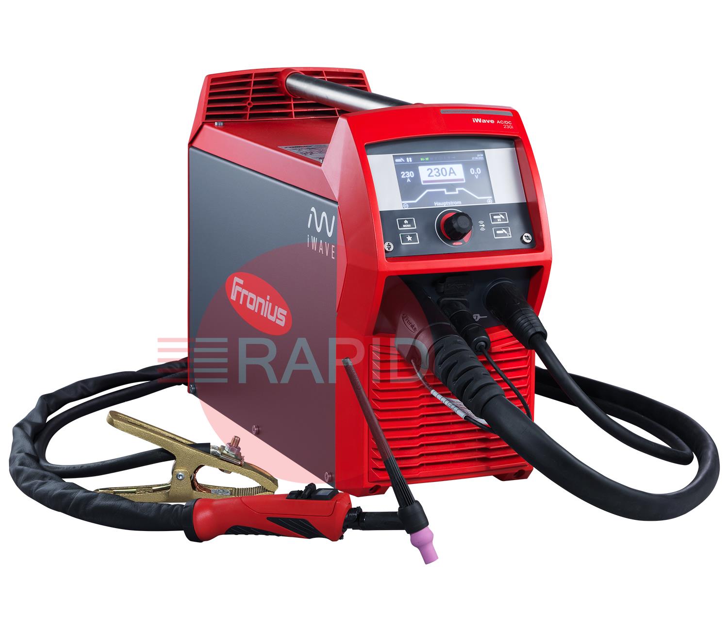 4,075,219,008PKGA  Fronius - iWave 230i AC/DC TIG Welder Package, 230v, THP 220i TIG Torch & Earth