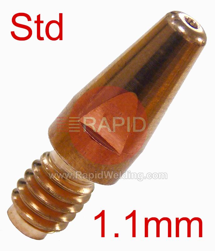 42,0001,6483,10  Fronius - Contact tip 1.1mm / M8 x 1.5 / 10mm x 32mm (Pack Of 10)