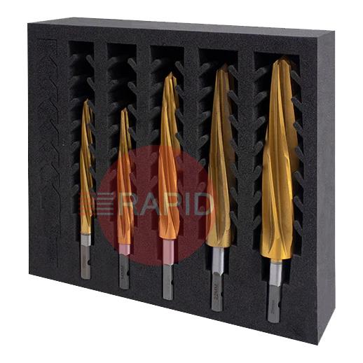 501030-SET  HMT VersaDrive Reamer InsertFoam 5 Piece Set (12, 14, 18, 22, 26mm)