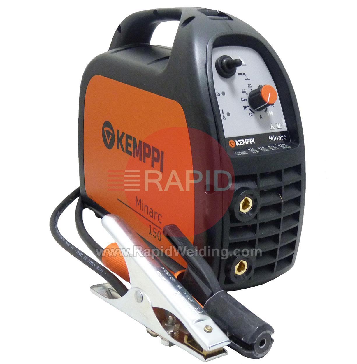 6102150  Kemppi Minarc 150 Arc Welder with 3m Cable Set, 240v