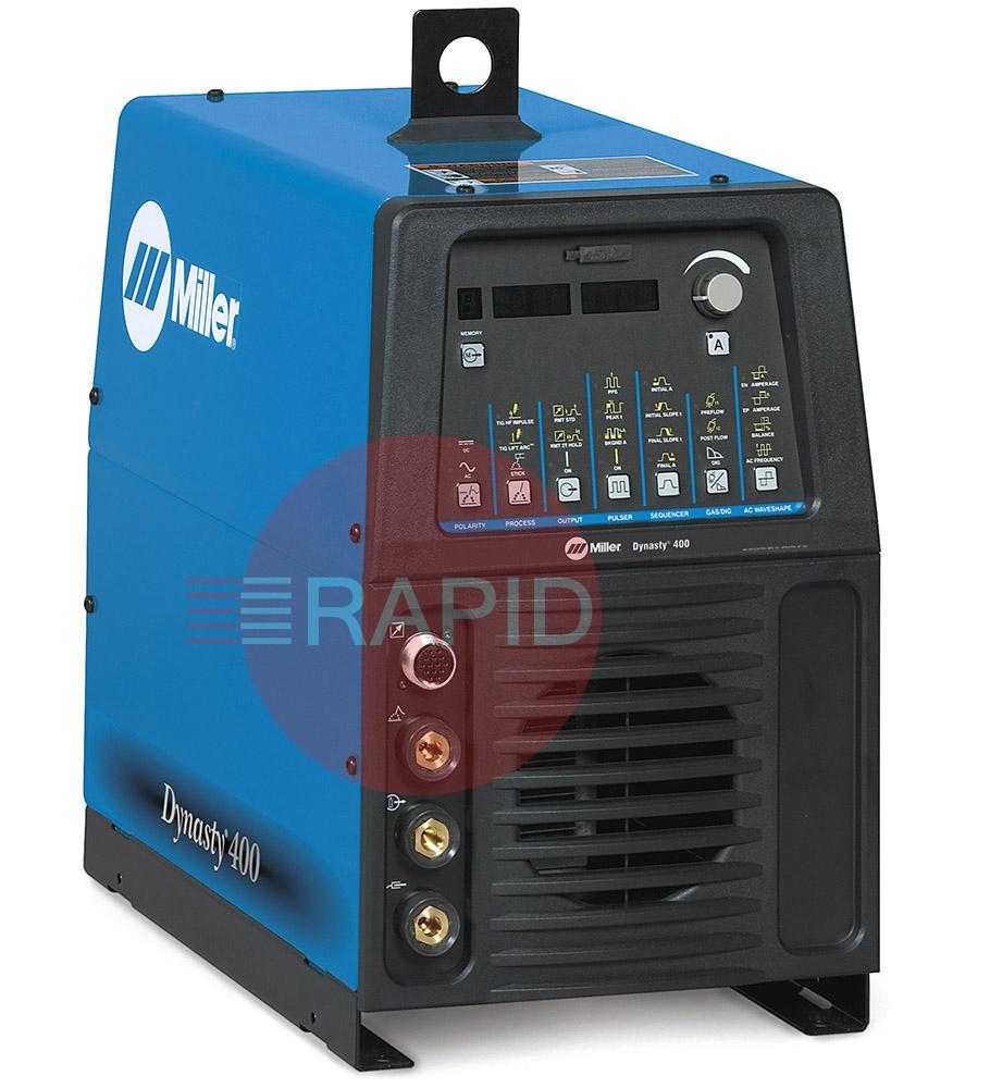 907717002  Miller Dynasty 400 AC/DC Welding Power Source, Autoline 380 - 575 V 3ph. TIG/MMA 300A @ 60%