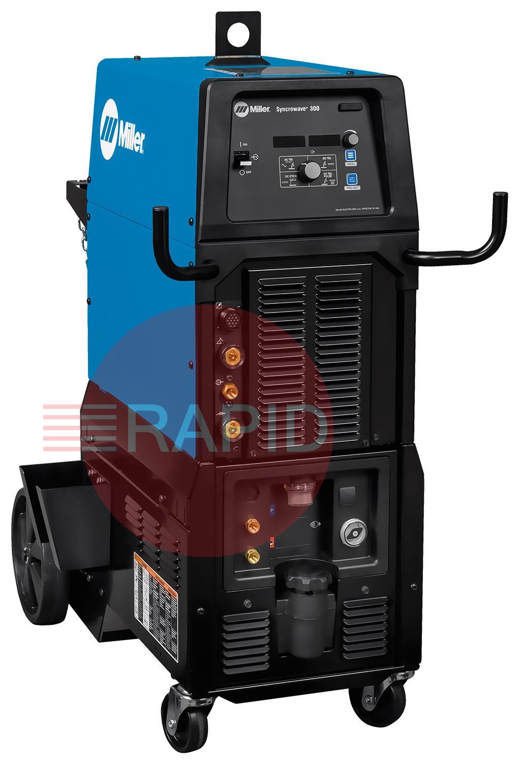 907782003  Miller Syncrowave 300 AC/DC TIG Runner Water Cooled, 400V