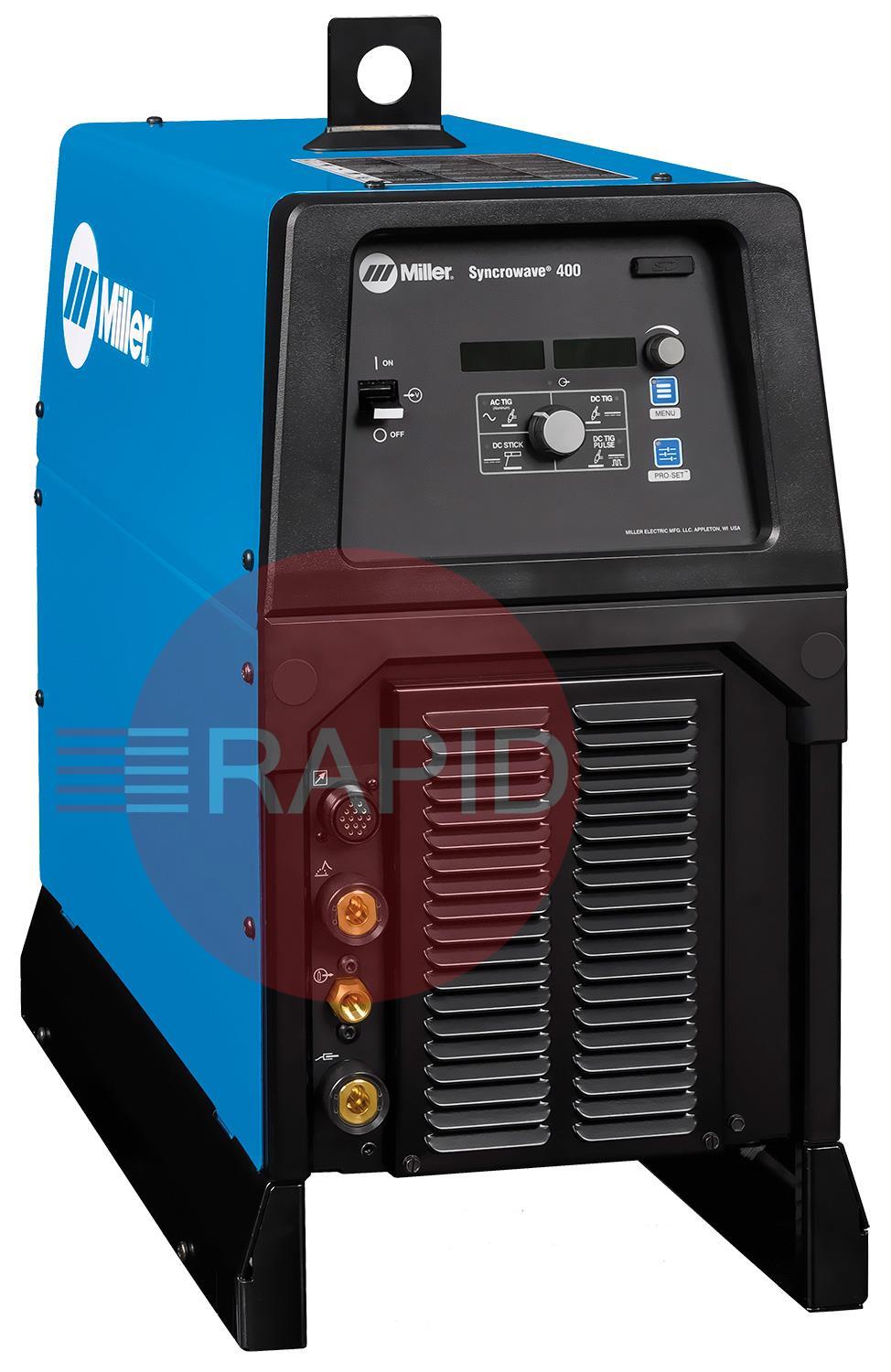 907783002  Miller Syncrowave 400 AC/DC TIG Welder Power Source, 400V