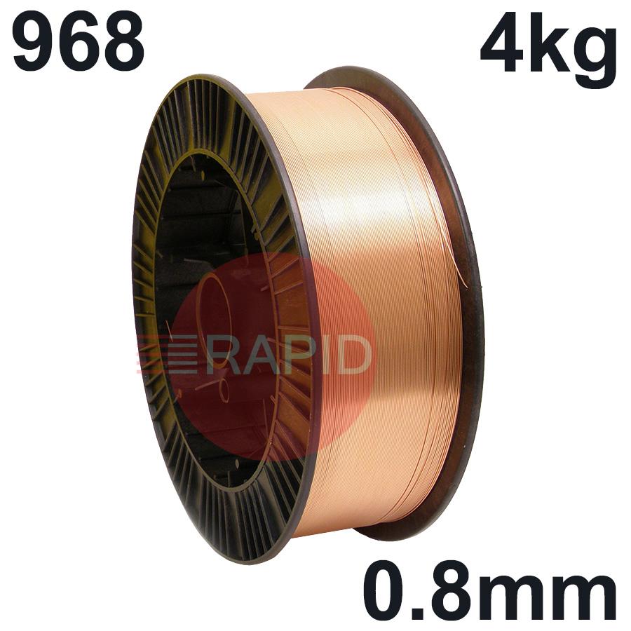 9680804  968 C9 CuSiMn1 MIG Wire 0.8mm 4kg