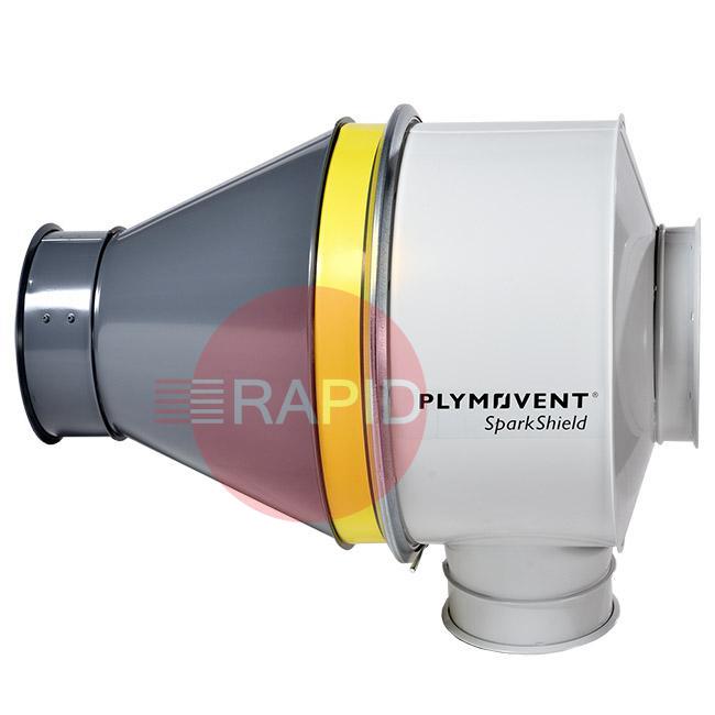 9760001010  Plymovent SparkShield-250 Spark Arrestor for Ø 250mm Duct