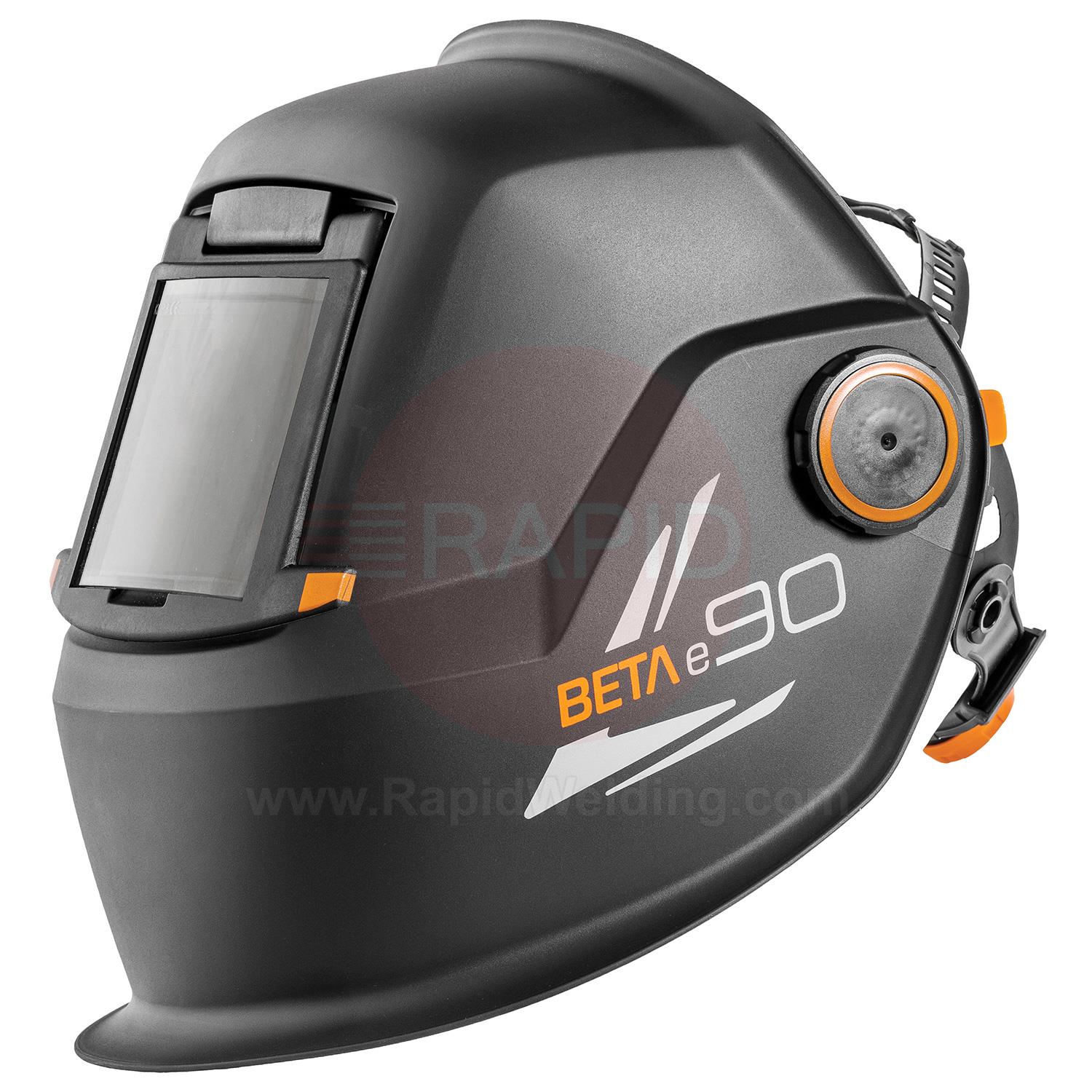 9873022  Kemppi Beta e90P Welding Helmet, with 110 x 90mm Passive Shade 11 Lens and Flip Front for Grinding