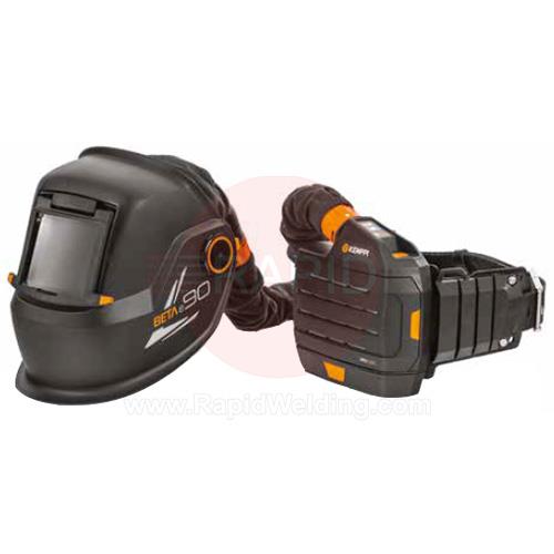 9873030  Kemppi Beta e90 PFA Welding Helmet with Passive Shade 11 Lens & PFU 210e PAPR System