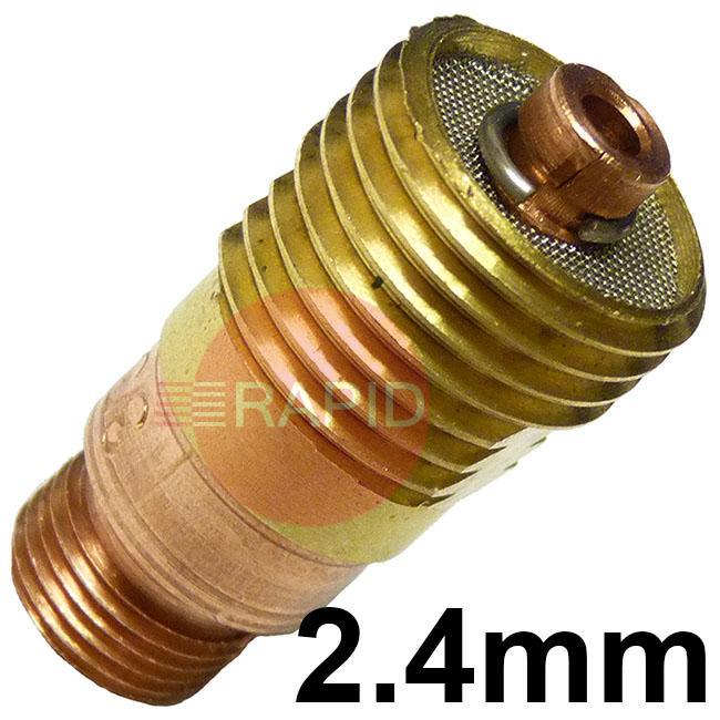 CK-4GL332  CK 4 Series 2.4mm Stubby Series Collet Body - Gas Lens