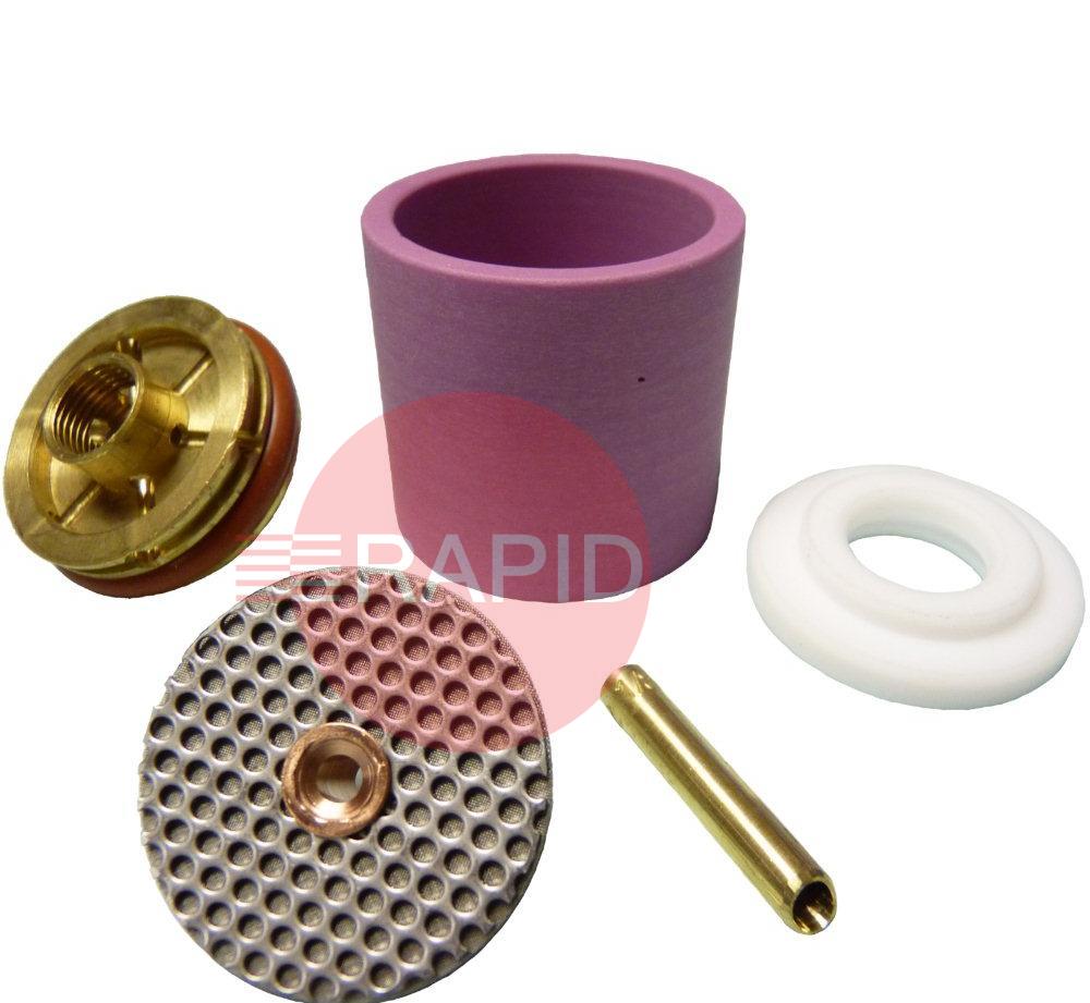 CK-D2GS332LDA  2 Series Large Diameter Gas Saver Kit 2.4mm With Alumina Cup