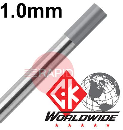 CK-T0407GC2  CK 1.0mm x 175mm (.40 x 7 inch) 2% Ceriated Tungsten