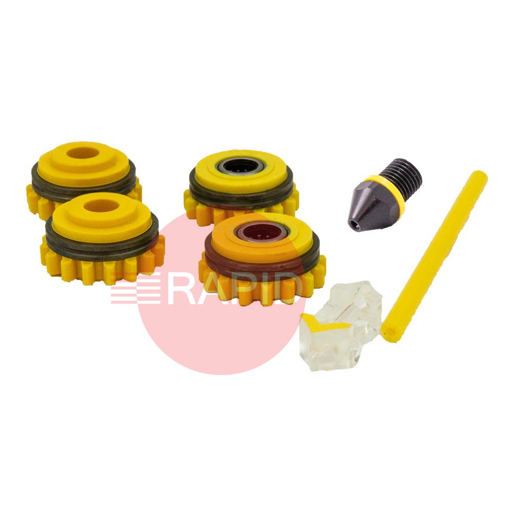 F000396  Kemppi AL U1.6 Feed Roll Kit #21 for SuperSnake GTX04HD