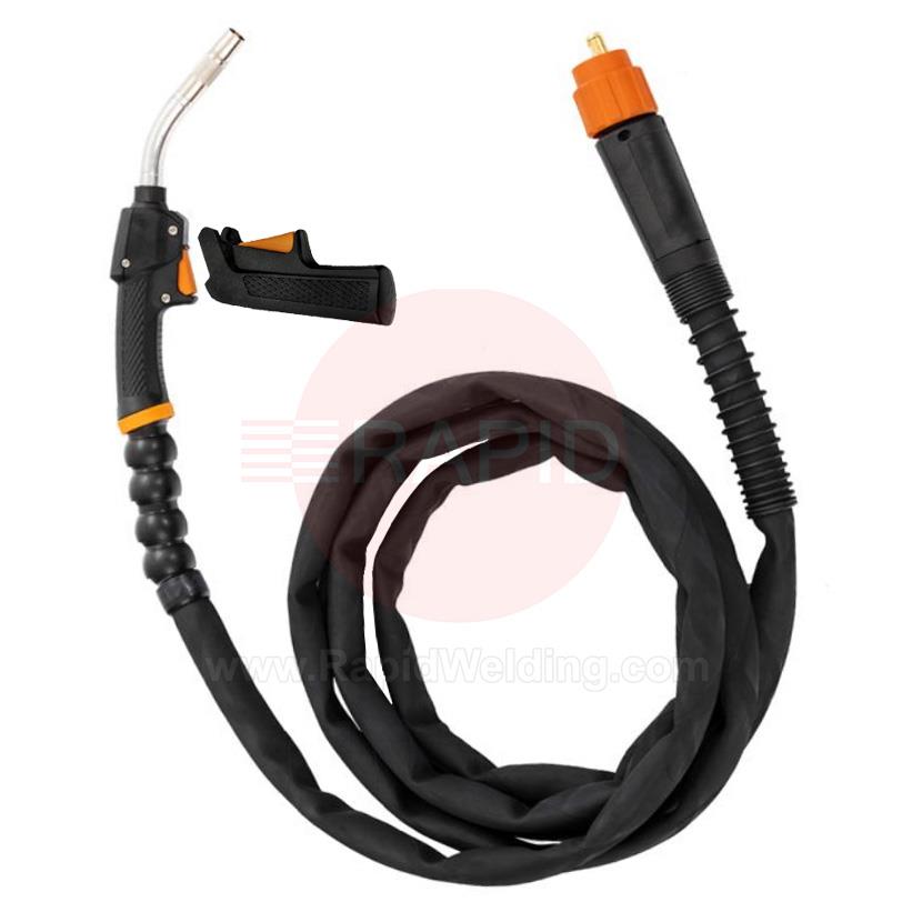 GX255G35  Kemppi Flexlite GX K5 255G Air Cooled 250A MIG Torch, with Euro Connection - 3.5m