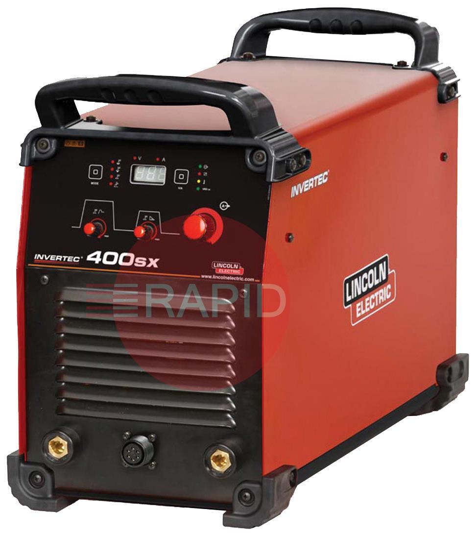 K12042-1  Lincoln Invertec 400 SX Stick & Lift TIG Inverter, 3 Ph