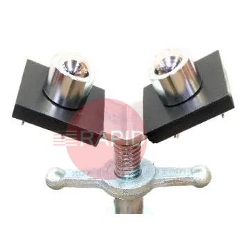 KPKJH-110  Key Plant Slip-On Stainless Steel Ball Transfer Head Set (Pair)