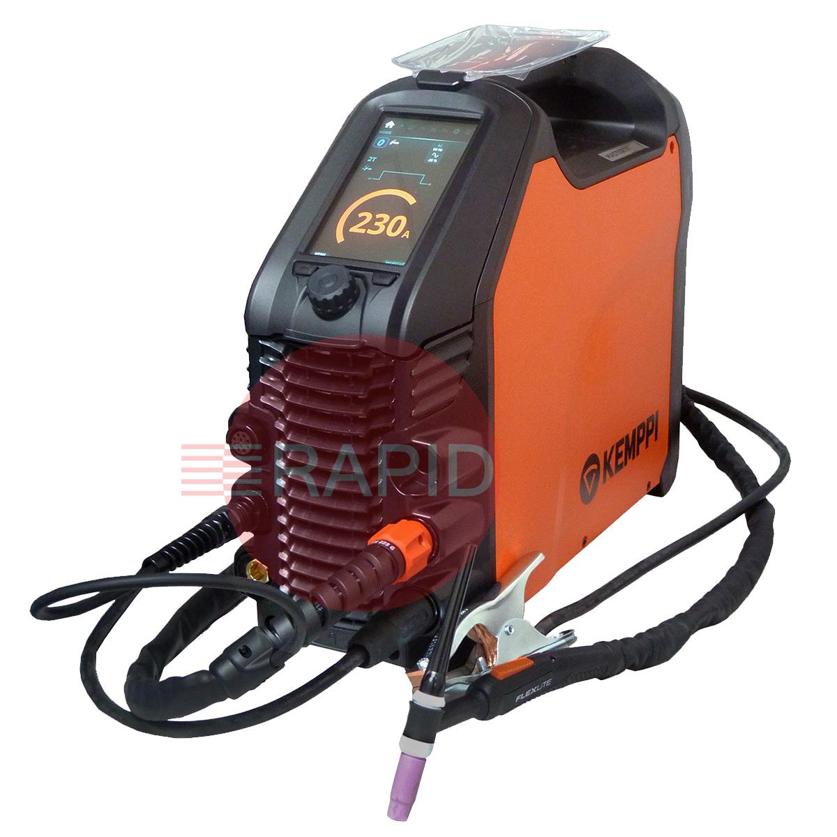 MT425DCG-AP  Kemppi MasterTig 425DC Ready to Weld Air Cooled 400A TIG Welder Package - 415v, 3ph