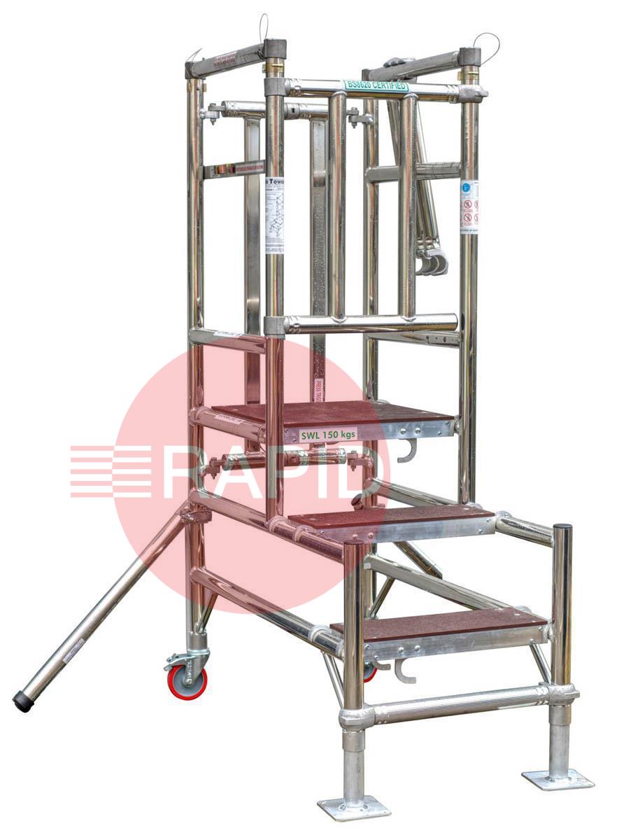 P1274-085  Telescopic BS8620 Podium Steps