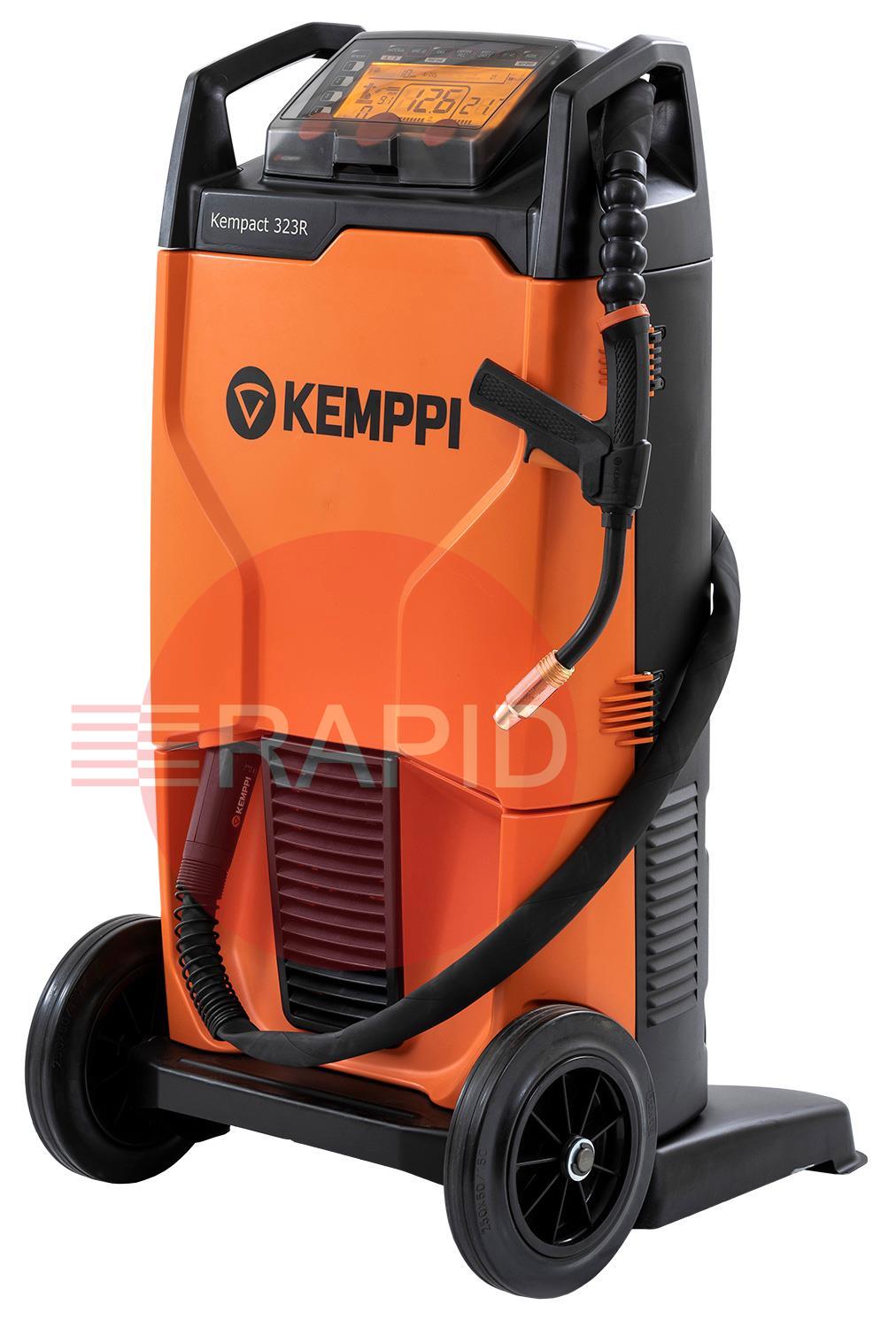 P2251GX  Kemppi Kempact RA 323R, 320A 3 Phase 400v Mig Welder, with Flexlite GX 253G 5.0m Torch