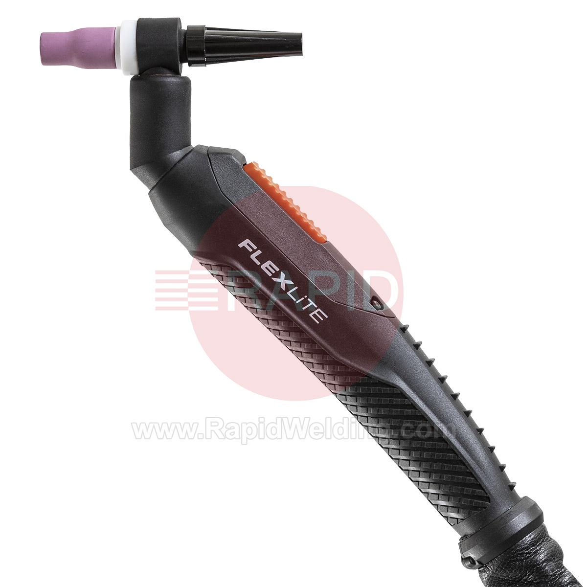 TX255WS16  Kemppi Flexlite TX K5 255WS Water Cooled 250 Amp Tig Torch, with Swivel Neck - 16m, 7 Pin