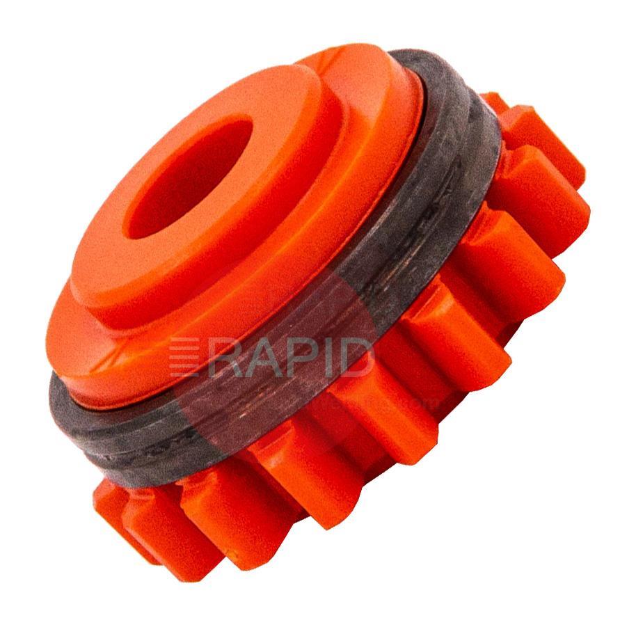 W000960  Kemppi Standard Lower Drive Roll 1.2mm V Groove. Orange.