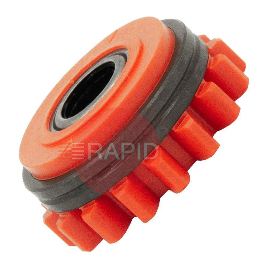 W000961  Kemppi Standard Upper Drive Roll 1.2mm V Groove. Orange.