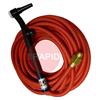 CK-CK9V12RSFFX  CK9V Flex Head Gas Cooled TIG Torch with 1pc 3.8m Superflex Cable & Gas Valve, G3/8 Machine Connection, 125 Amps @100% Duty Cycle.